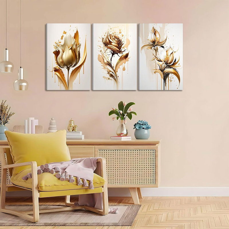 3 Piece Wrapped Canvas Print