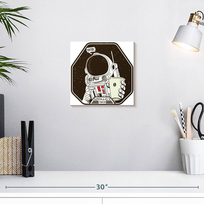 Oberle Apollo 11 1969 Print, 10" H x 10" W