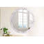 Huldar Glass Flat Wall Mirror