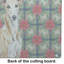 Fawn Greyhound Christmas PoinsettIas Glass Cutting Board-119894417