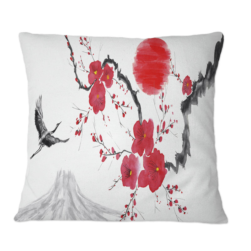 Coussin Blossoming II, 18 po x 18 po