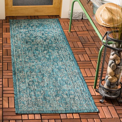 Cherene Performance Floral Indoor/Outdoor Area Rug