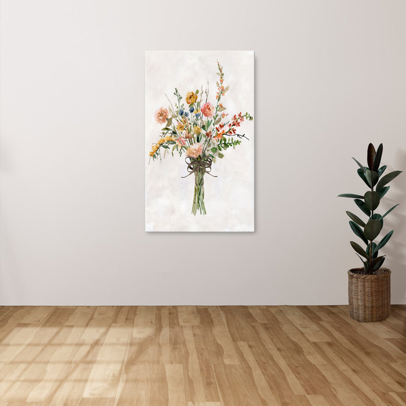 "Favorite Picks Bouquet I" par Carol Robinson, reproduction sur toile, H 48 po x l 28 po x P 1,5 po