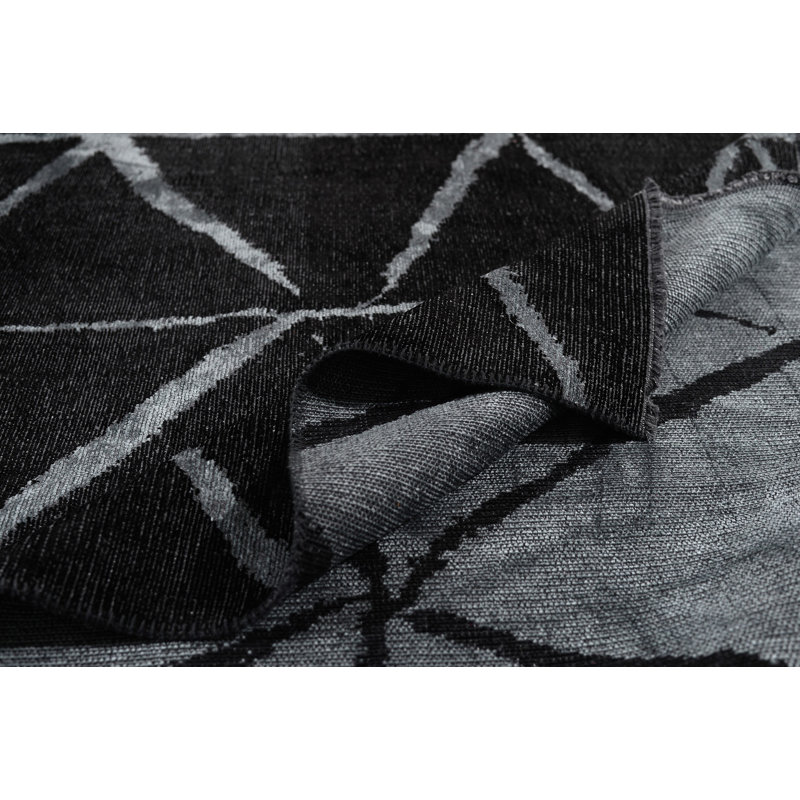 Tapis noir Rapture, Rectangle 7 pi 10 po x 11 pi 2 po