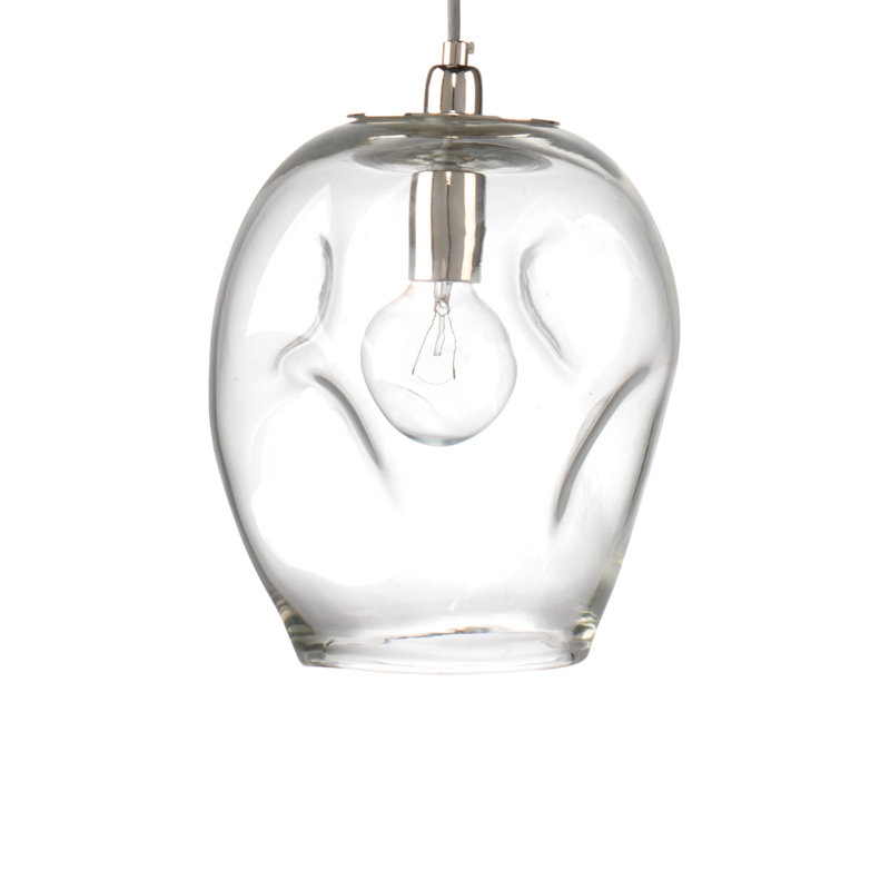 Luminaire suspendu 1 lumière Tyndall, Transparent