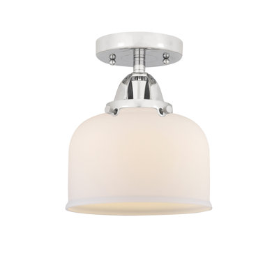 Glass Semi Flush Mount