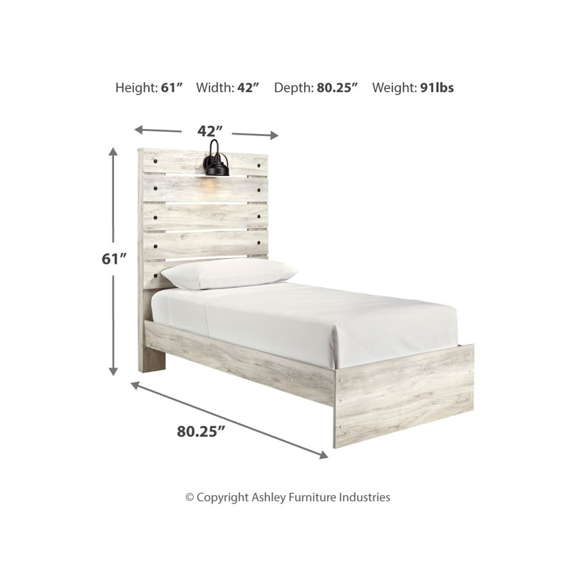 Cambeck Panel Bed, Twin