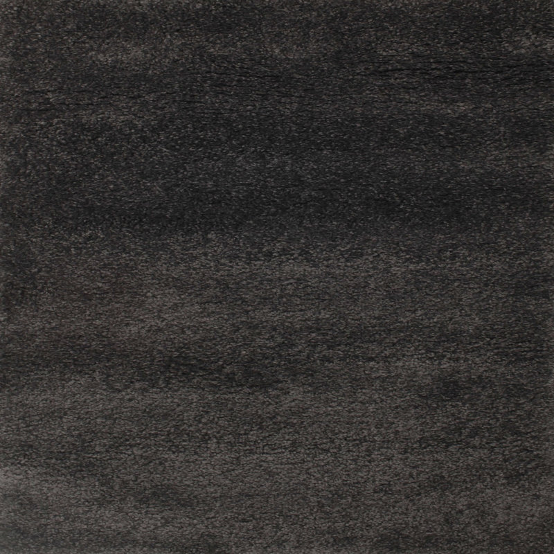 Tapis contemporain noir, Carré 6 pi