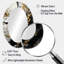 Imminent Bliss Bold Textured Gold and Black II - Gold Oval Wall Mirror Decor-288467259