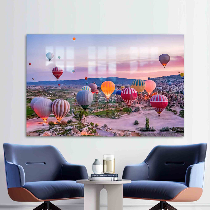Verre turc Goreme, art mural et décoration d'Urgup, H 18,1 po x l 28,3 po