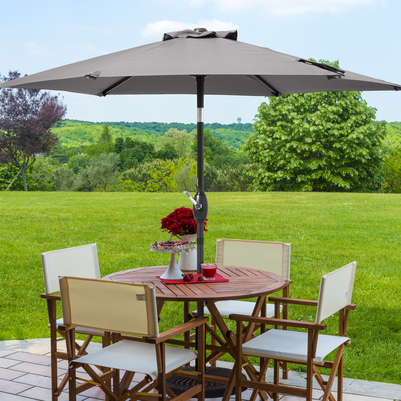 Parasol Sawyer, gris, H 92,9 po x l 90 po x P 90 po