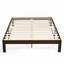Structure de lit plateforme en bois massif de 12 pouces, structure de lit en bois sans sommier-548892373-548892375