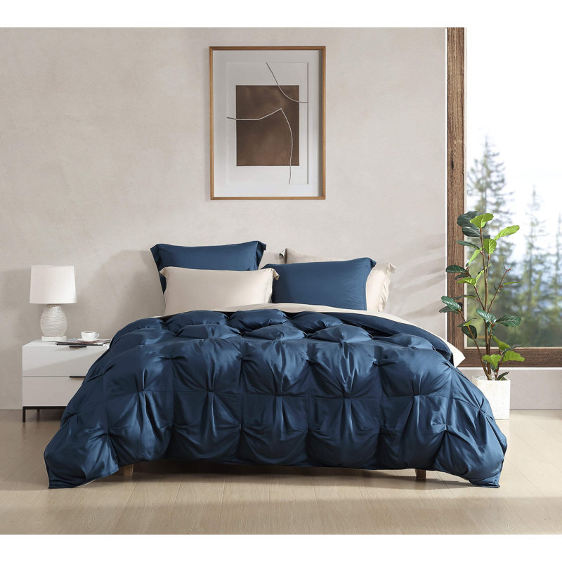 Midnight Blue Full-Queen Bamboo Comforter