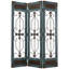 SG-261 Provence Iron Scroll 3-Panel Screen