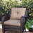 Outdoor 4'' Seat / Back Cushion-1356404090