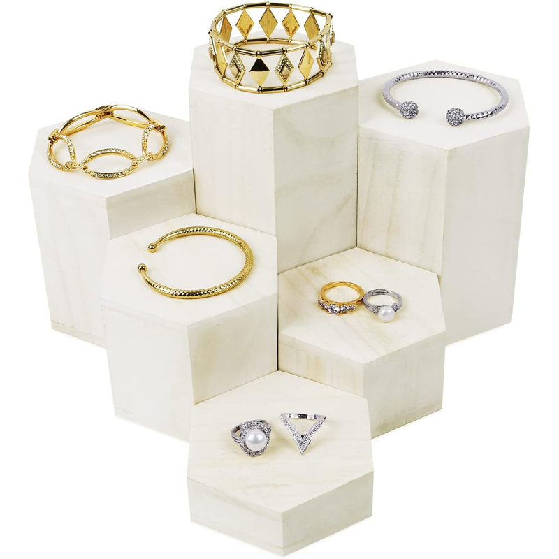 Support d'accessoires en bois 6 pièces