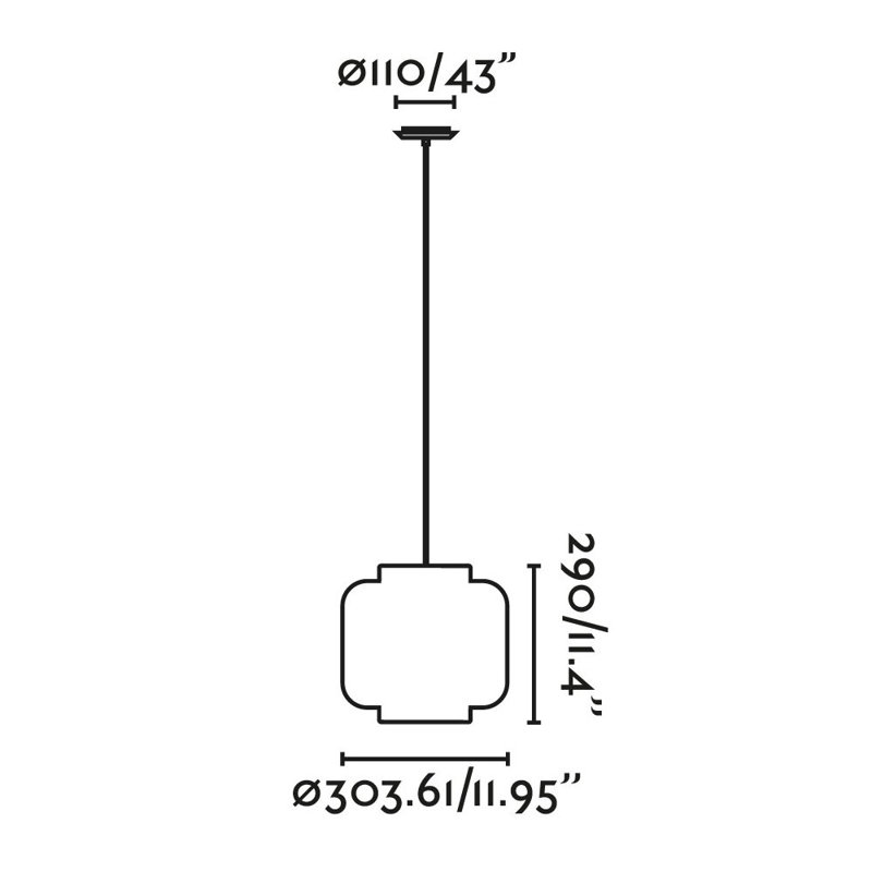 Luminaire suspendu Tupai