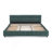 California King Size Upholstered Bed ,Comfortable Upholstered Bed Frame, Chenille Fabric, With Headboard And  Bed Frame. With Drawer For Storage.-Blue Green-850164539-850164542