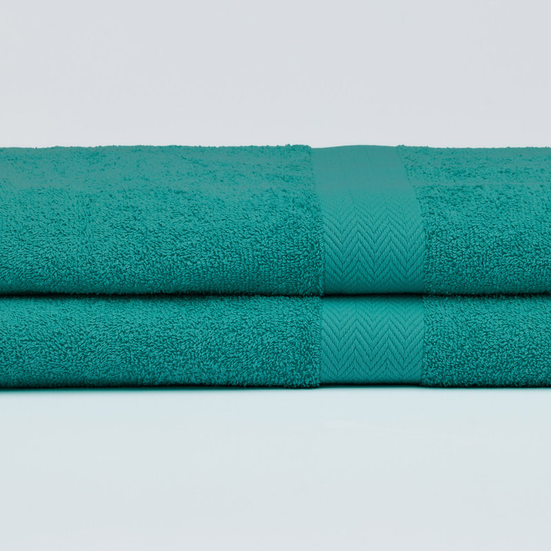 Drap de bain 2 pièces Deluxe en sarcelle 2 pièces Deluxe, Sarcelle