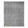 Tapis gris noué à la main Halesite