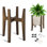 Support à plante réglable pour l'intérieur, supports à plantes en bambou de style Mid-Century moderne, support à fleurs en coin pour le salon, convient aux pots de 8 à 12 pouces (pot et plante non inclus) (1 paquet)