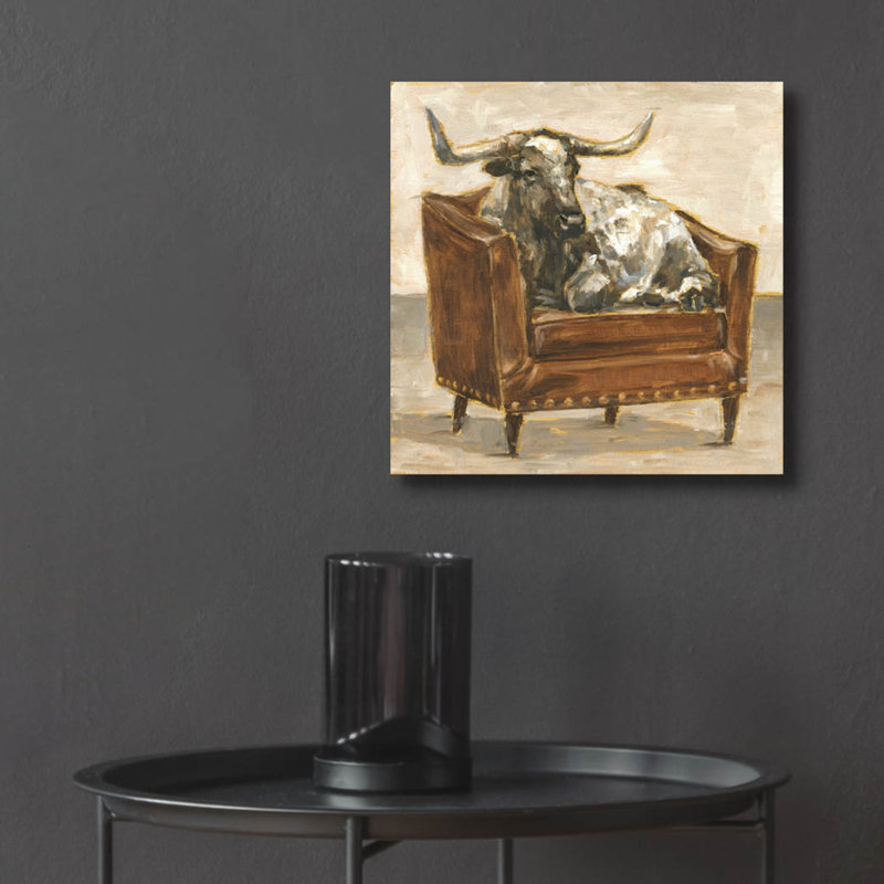 «Refined Comfort 3» par Ethan Harper, art mural en verre acrylique, H 12 po x l 12 po x P 0,13 po