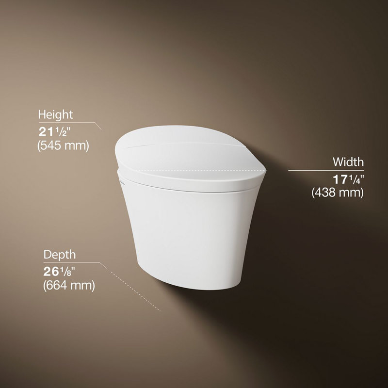 Veil® Intelligent Wall-Hung Toilet with Touchless Flush