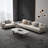 Kunming Square Arm Sofa with pillows-103850058-103850059