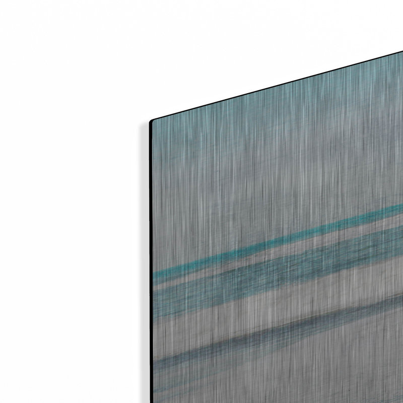  «Serene Coast Vertical» par Linda Woods, art mural en métal, 24 po x 36 po, H 36 po x l 24 po