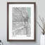 Map Chicago USA - Picture Frame Graphic Art-62802463-62802464
