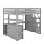 Lit mezzanine double avec bureau et tablettes-1101488715