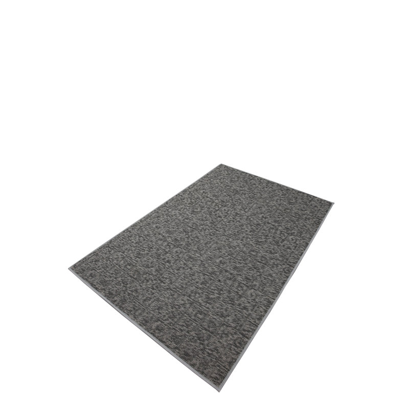Tapis intérieur / extérieur gris Ganimete, Rectangle 4 pi x 5 pi