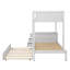 Lit superposé simple au-dessus de simple avec lit gigogne simple, espace de rangement et bureau-468794775-468794770