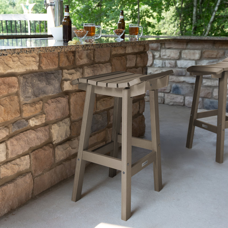 Tabouret Preet, Brun bois