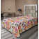 Drap plat à motif floral bohème Ambesonne