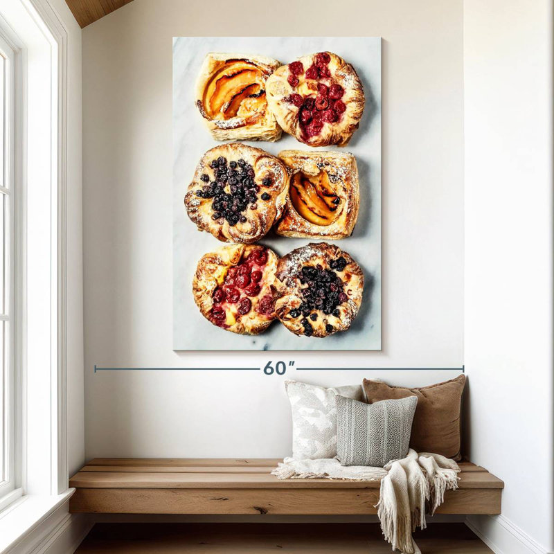 Tartelettes aux fruits sucrés Yarlin, H 51 po x l 34 po