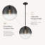 Luminaire suspendu en verre 9 po-1353350574