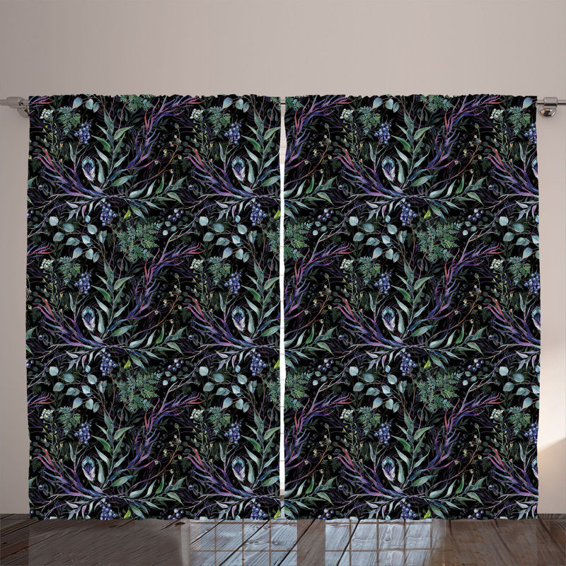 Semi Sheer Curtain Pair