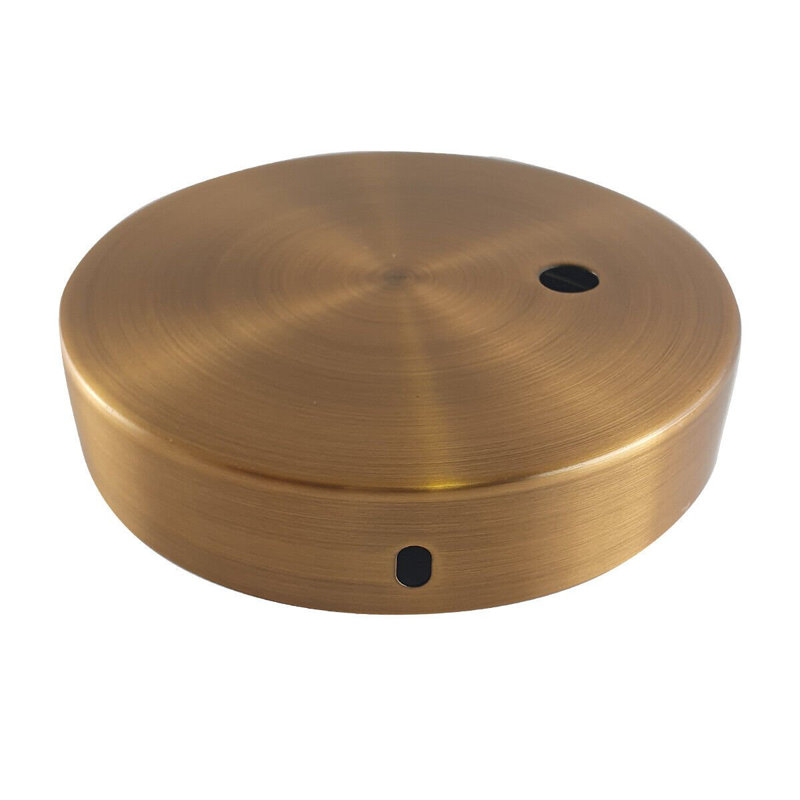 Single Point Ceiling Drop Outlet , Yellow Brass
