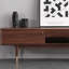Meuble télé rétro en bois massif de style minimaliste-106445899