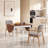 Convertible Drop-Leaf Dining Table,Multi-Function Extendable Table,Compact-to-Large Transforming Table(Only 1Pcs Table)-538826691