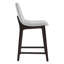 Tabouret de bar et de comptoir rembourré avec pieds en bois massif (ensemble de 2)-130166837-130166838