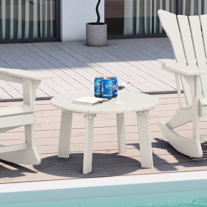 Table basse Roseann, Blanc