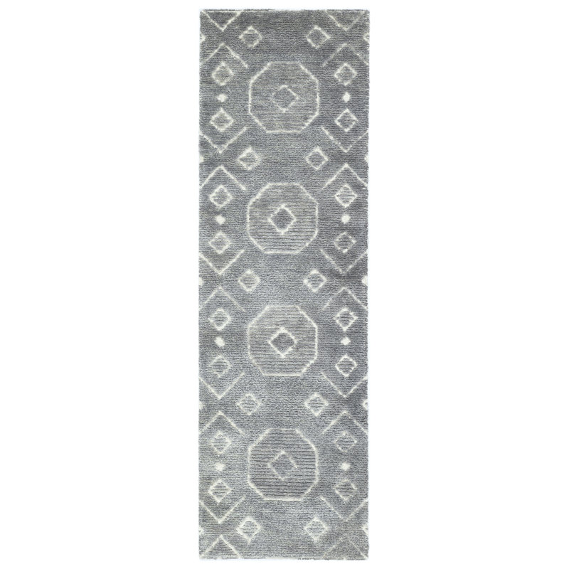 Rastro Hand Tufted Area Rug, Runner 2'6" x 8'