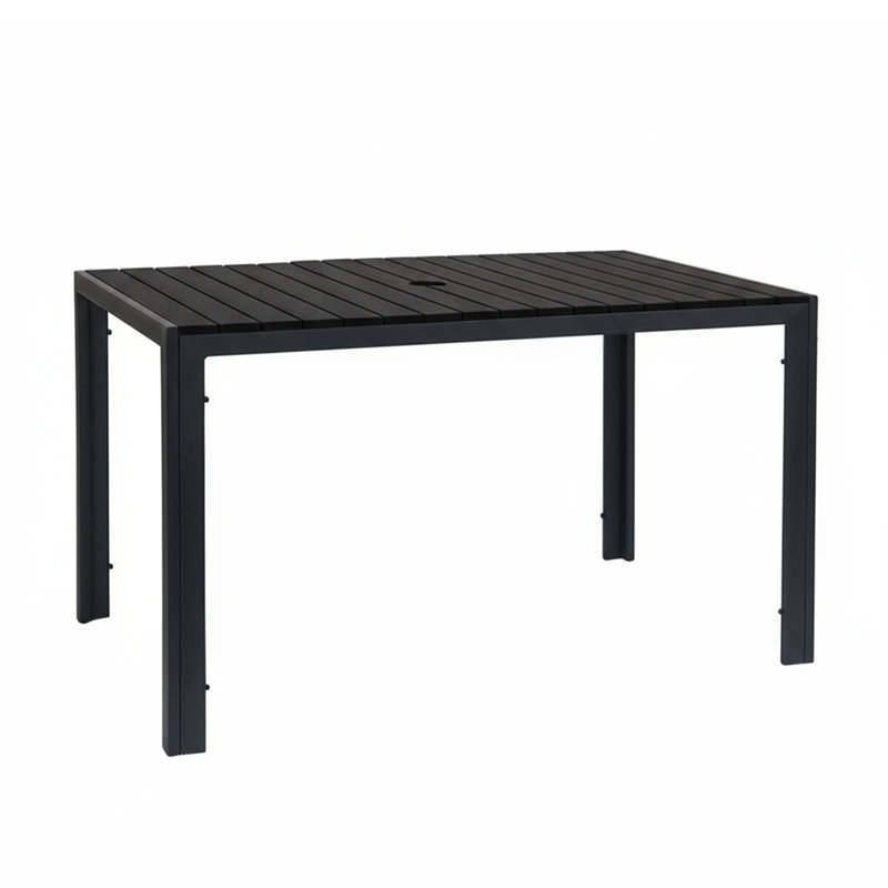 Table rectangulaire L 48 po x l 30 po ERF, Inc., Noir