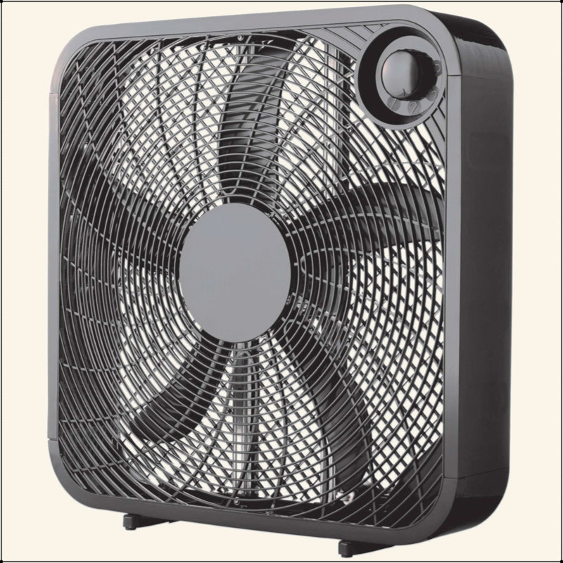 Ventilateur de boîte portable 20 vitesses à 3 vitesses, FB50-16HB, neuf, noir