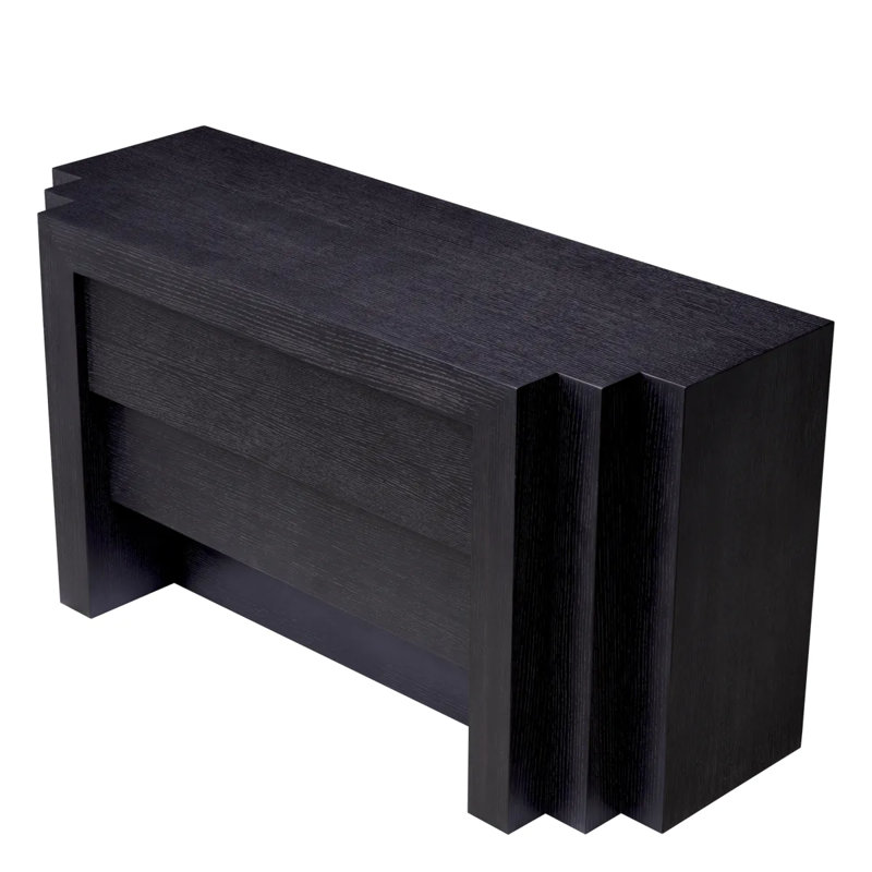 Commode 2 tiroirs The Met X Eichholtz, Gris