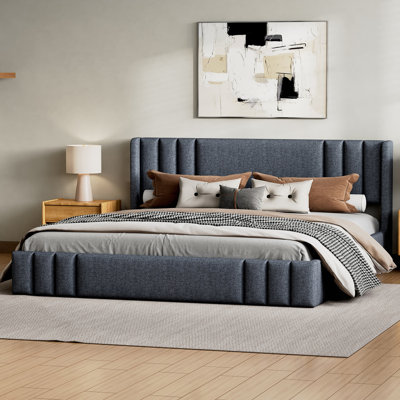 Base de lit tapissier grand format