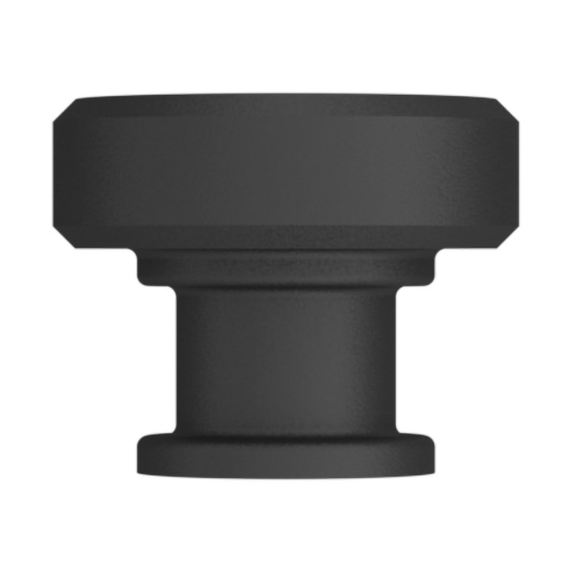 4410 Bevel Knob, 1.25", Satin Black