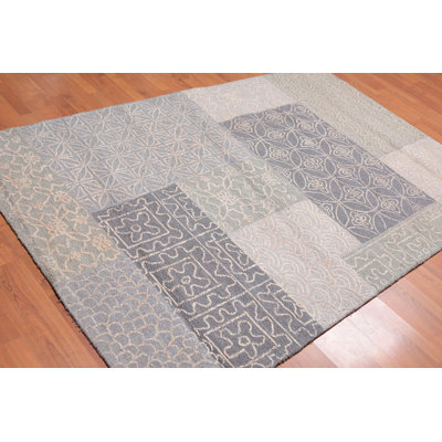 Tapis beige en laine touffeté à la main Stanwich